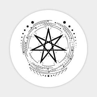 Faery Star | Setogram | Pagan Symbol Magnet